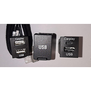 Toyota Usb & CarPlay Buttons with Cables
