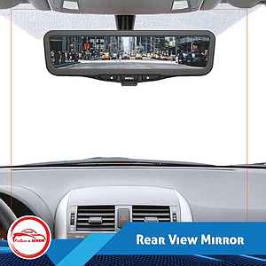 726-252 9" Oem Style Rear View Mirror With Camera