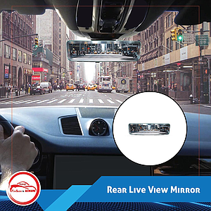  9" Live Oem Style Rear View Mirror With Camera 
