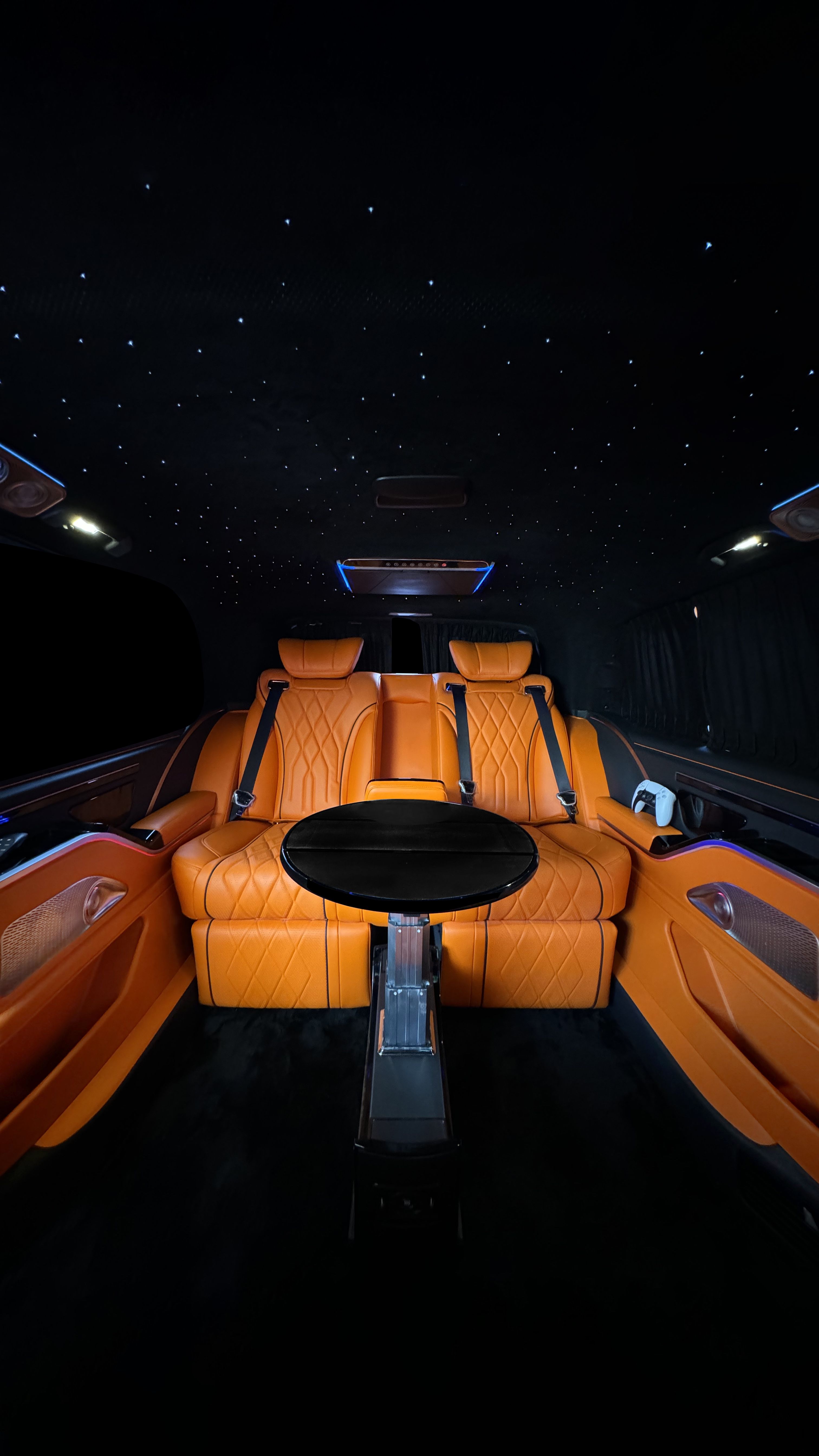 Mercedes V-Class luxury VIP passenger seats in Dubai