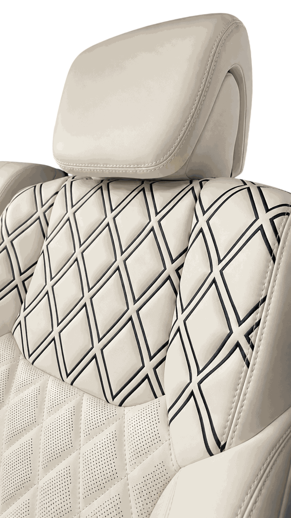 Automotive upholstery craftsmanship and leather finishing at TMAHAAF in Dubai