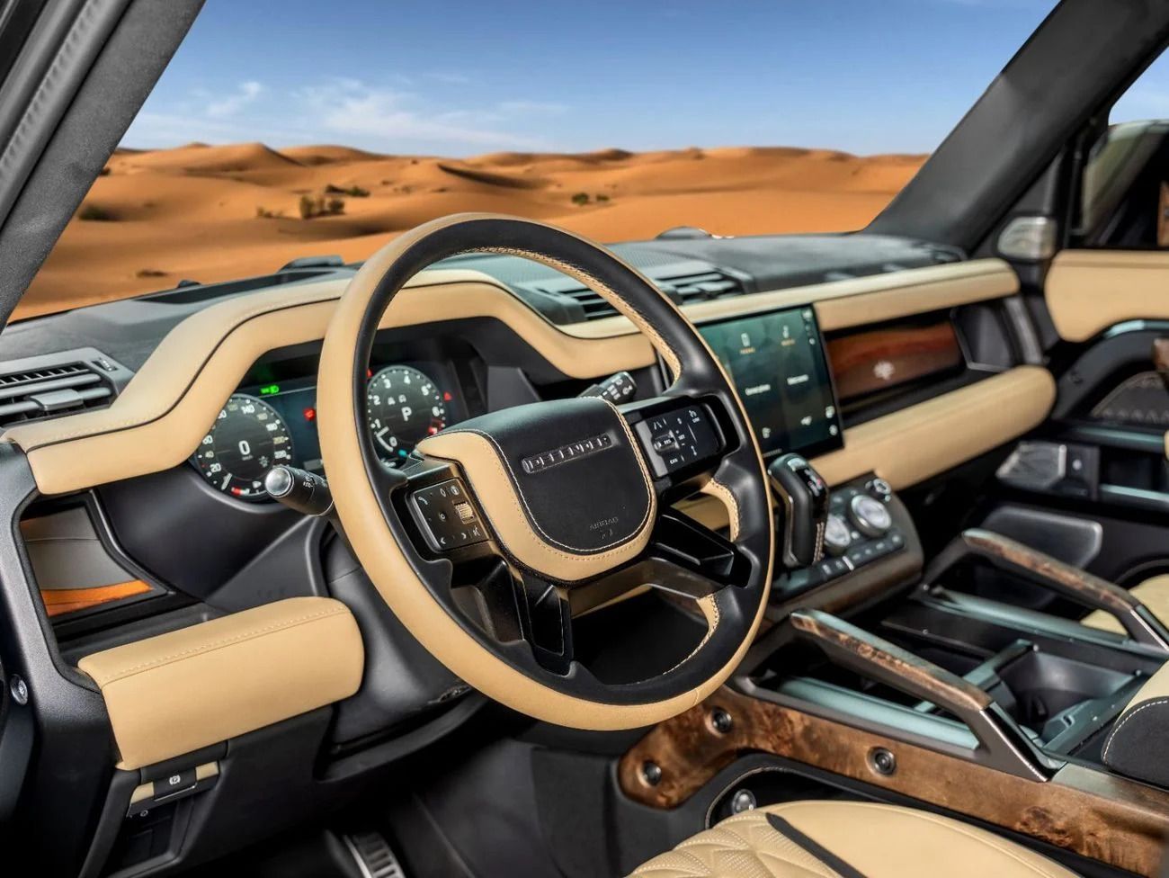 Defender 110 HSE P400 luxury SUV cabin Dubai